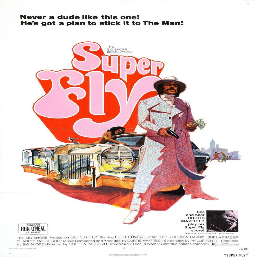 72253 SUPERFLY Super Fly Blaxploitation Shaft Dynamite Decor Wall 32x24 Poster Print