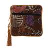 Youngy Classic Chinese Embroidery Jewelry Bag Organizer Silk Tassel Traditional Pouch - Green view 2