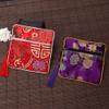 Youngy Classic Chinese Embroidery Jewelry Bag Organizer Silk Tassel Traditional Pouch - Green view 3