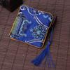 Youngy Classic Chinese Embroidery Jewelry Bag Organizer Silk Tassel Traditional Pouch - Green view 4