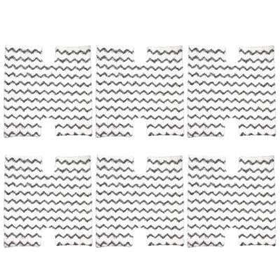 Extolife 6 Pack Steam Mop Pads Replacement P184WQ for Shark Genius Steam Mop S5003D & Lift-Away Pro Steam Mop S3973 S3973D S3973WM S5001 S5002Q S5003A S5004 S5004W S6001W S6001WM S6002C S6003D S6003W