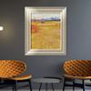 INVIN ART Framed Canvas Art Giclee Print Arles View from The Wheat Fields by Vincent Van Gogh Wall Art Living Room Home Office Decorations(European Style Silver Frame,20"x24") view 2