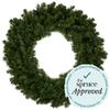 Canadian Pine Commercial Size Artificial Christmas Wreath - 5' - Unlit view 4