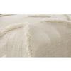 LR Home Off White Tufted Upholstered Bench for Bedroom or Living Room | Striped Modern Accent Bench for End of Bed or Entryway Seating | 47" L x 16" W x 18" H view 3