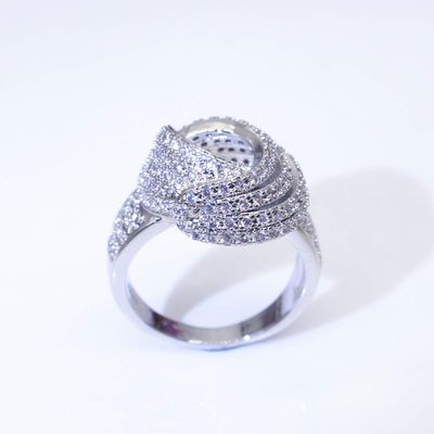 Bansriracha18K Gold Wrap Around Diamond Ring Fashion Anillos Engagement Ring Bague Jewelry Ring for Women Luxury Gemstone Wedding (10)