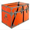 C&N Footlockers Designer Trunk - Sports Themed Storage Trunk - Available in 15 Different Themes - 32x18x13.5 Inches (Basketball) view 1