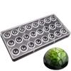 24 cavities 2.4cm diameter half ball shape polycarbonate PC chocolate mold starry heven candy making mouls DIY baking supplies view 1