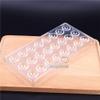 24 cavities 2.4cm diameter half ball shape polycarbonate PC chocolate mold starry heven candy making mouls DIY baking supplies view 3