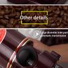 AnEssOil Electric grinder multi-function commercial coffee grinder anti-jump bean 8 gear thickness adjustment (Black,Upgrade) view 4