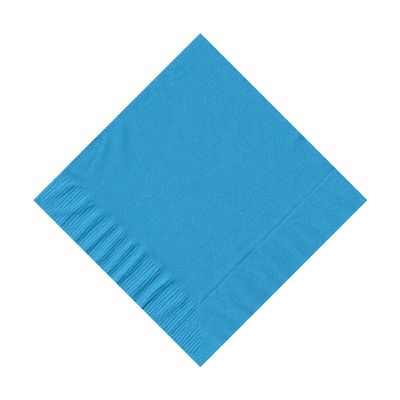 100 2-Ply Cocktail Personalized Napkins (Turquoise)
