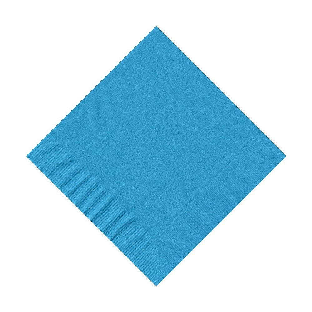 100 2-Ply Cocktail Personalized Napkins (Turquoise)