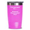 National Matchmaker Day novelty stainless steel tumbler 30 oz insulated funny weird holiday gifts, 20 oz tumblers gag gifts for men women view 2