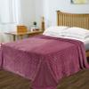 A & L Windom Metallic Polka Dot Print Fleece Blanket (Mauve, King) view 2