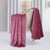 A & L Windom Metallic Polka Dot Print Fleece Blanket (Mauve, King) view 3