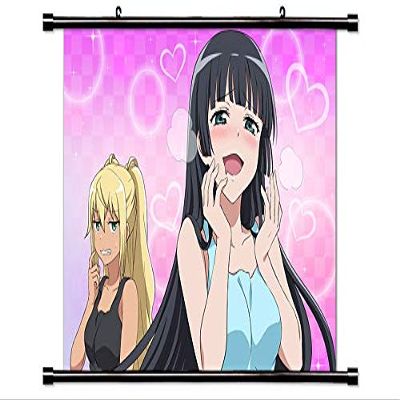 ROUNDMEUP How Heavy are The Dumbells You Lift (Dumbbell Nan Kilo Moteru) Anime Fabric Wall Scroll Poster (32x21) Inches [A] How Heavy Dumbells-10(L)