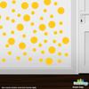 DecalVenue.com Yellow Vinyl Wall Stickers - 2 & 4 inch Circles (300 Decals) view 2