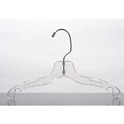 Childrens Plastic Dress Hanger 12 Inch Long - Count of 100 Hangers