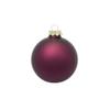 12ct Purple Shatterproof Matte Christmas Ball Ornaments 2.75" (70mm) view 1
