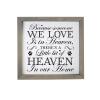 LifeSong Milestones Pet Memorial Framed Shadow Box Because Someone We Love Keepsake Loss of Loved One Sympathy Wall Art - 11.5 x 11.5 (White NP) view 1