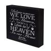 LifeSong Milestones Personalized Shadow Box 6x6 Wooden Pet Remembrance Gift Because Someone We Love Loss of Dogs or Cats Pet Memorial Gifts view 1