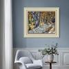 INVIN ART Framed Canvas Art Giclee Print Large Plane Trees, 1889 by Vincent Van Gogh Wall Art Living Room Home Office Decorations(Beige Color Frame with Linen Liner,20"x24") view 3