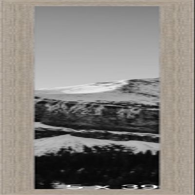 Frame It Easy 5 x 39 Rustic Gray Wood Frame (Derby)