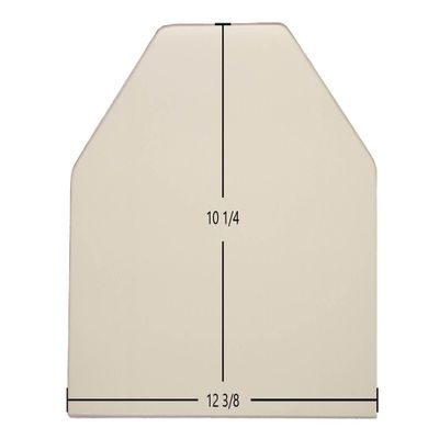 Dutchwest Large #2461 Door Glass - Wood Stove Replacement w/Tape Gasket, Ceramic Glass for Wood Burning Stove - 12 3/8" x 10 1/4"