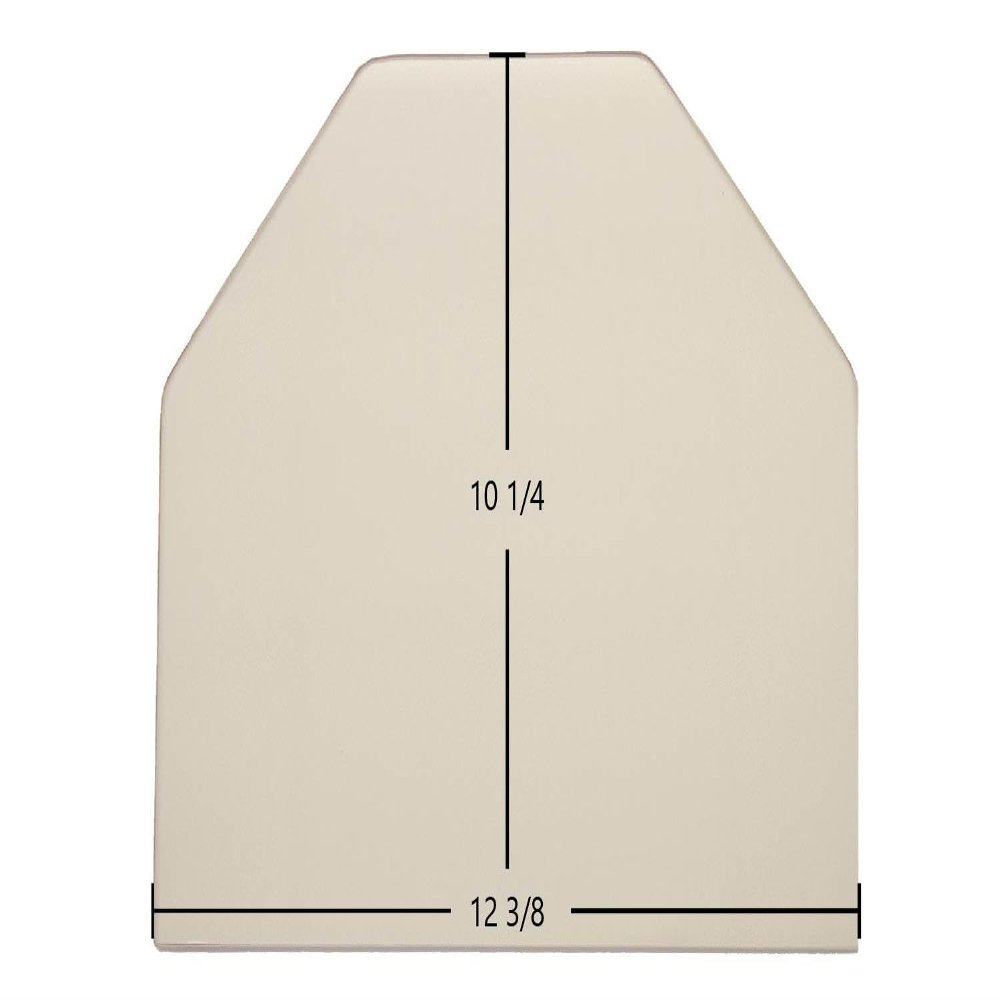 Dutchwest Large #2461 Door Glass - Wood Stove Replacement w/Tape Gasket, Ceramic Glass for Wood Burning Stove - 12 3/8" x 10 1/4"