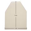Dutchwest Large #2461 Door Glass - Wood Stove Replacement w/Tape Gasket, Ceramic Glass for Wood Burning Stove - 12 3/8" x 10 1/4" view 1