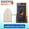 Dutchwest Large #2461 Door Glass - Wood Stove Replacement w/Tape Gasket, Ceramic Glass for Wood Burning Stove - 12 3/8" x 10 1/4" view 3