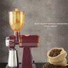 AnEssOil Electric grinder multi-function commercial coffee grinder anti-jump bean 8 gear thickness adjustment (Red,Normal) view 4