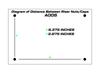 Better Display Cases Versatile Acrylic Clear Display Case - Small Rectangle Box with Yellow Risers and White Base 9.5" x 6" x 6.5" (A005-YR) view 3