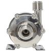 110V Magnetic Home Brewing System Beer Pump, Food Grade Stainless Steel Head with 1/2'' NPT Thread, Advanced High Temperature Resistance System Pump (Stainless Steel Head) view 3