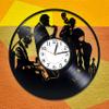 Kovides Jazz Vinyl Record Wall Clock Music Genre Birthday Gift Idea Music Genre Handmade Clock for Man and Woman Jazz Vinyl Clock 12 Inch Music Original Home Decor view 2