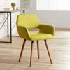 55 Downing Street Nelson Green Fabric Mid-Century Modern Dining Chair view 1