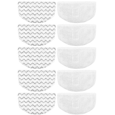 Extolife 10 Pack Steam Mop Replacement Pads for Bissell Powerfresh Steam Mop 1940 1806 1544 2075 2685A 2181 2814 Series, Model 19402 19404 19408 19409 1940A 1940F 1940Q 1940T 1940W B0006 B0017 2075A