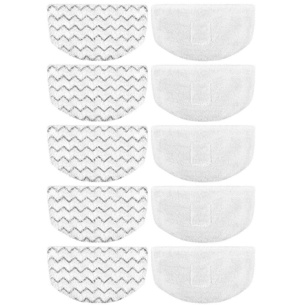Extolife 10 Pack Steam Mop Replacement Pads for Bissell Powerfresh Steam Mop 1940 1806 1544 2075 2685A 2181 2814 Series, Model 19402 19404 19408 19409 1940A 1940F 1940Q 1940T 1940W B0006 B0017 2075A