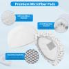 Extolife 10 Pack Steam Mop Replacement Pads for Bissell Powerfresh Steam Mop 1940 1806 1544 2075 2685A 2181 2814 Series, Model 19402 19404 19408 19409 1940A 1940F 1940Q 1940T 1940W B0006 B0017 2075A view 3