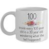 100th Birthday Coffee Mug, Happy Birthday Gifts Woman 100 Years Old Grandma or Mom Born 1919 Christmas or Birthday Gift view 1