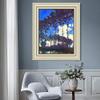 INVIN ART Framed Canvas Art Giclee Print Poplars on the Epte by Claude Monet Wall Art Living Room Home Office Decorations(Beige Color Frame with Linen Liner,20"x24") view 3
