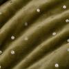 A & L Windom Metallic Polka Dot Print Fleece Blanket (Sage, King) view 1