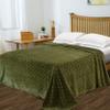 A & L Windom Metallic Polka Dot Print Fleece Blanket (Sage, King) view 2