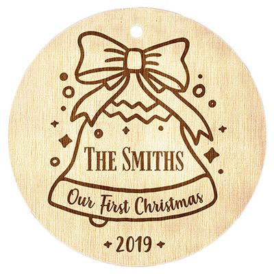 Just Customized Custom Christmas Ornaments for Christmas, Family, Couples, Tree Decorations, Different Designs Wood Engraved Custom Gift
