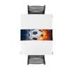 Table Runner for Kitchen Dining Room Supplies Fabric Decorations, Flame Football Sport Soccer 3D Printing Table Cloth for Wedding/Birthday Party/Baby Shower/Foyer,Non Slip Table Runners 13x70 Inch view 4