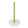 KES Marble Paper Towel Holder Gold Countertop, Kitchen Standing Paper Towel Holders Marble Base Standard or Jumbo-Sized Rolls Brushed Gold, KPH100-BZ view 1
