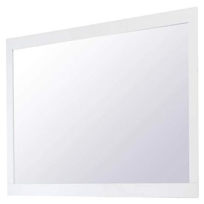 Elegant Decor Aqua Rectangle Vanity Mirror 72 inch in White