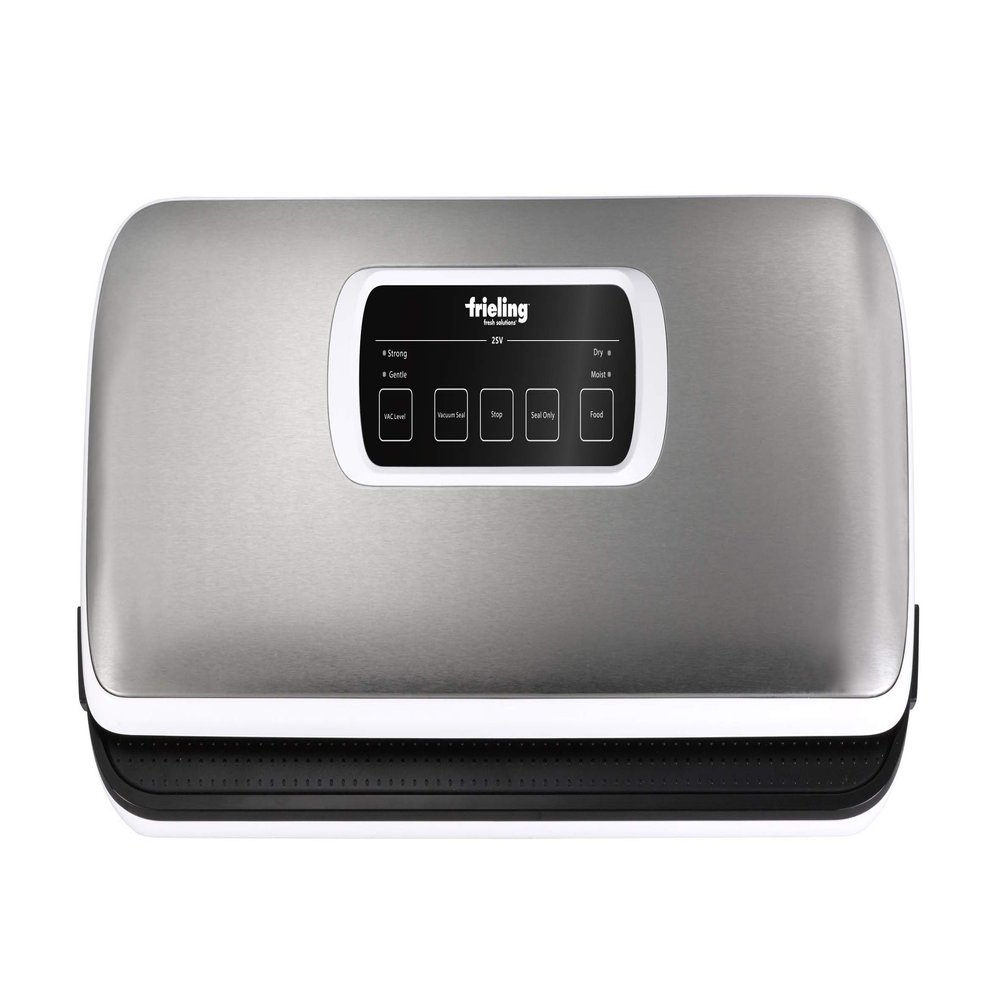 Frieling 5030 Automatic Sealing Sous Vide Ready Vacuum Machine with Dry & Moist Food Modes, 14" x 6" x 2", Silver