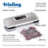 Frieling 5030 Automatic Sealing Sous Vide Ready Vacuum Machine with Dry & Moist Food Modes, 14" x 6" x 2", Silver view 2