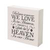 LifeSong Milestones Personalized Shadow Box 6x6 Wooden Pet Remembrance Gift Because Someone We Love Loss of Dogs or Cats Pet Memorial Gifts view 1