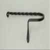 Hand Forged Wrought Iron Wall Mounted Paper Towel Holder Primitive Decor view 2